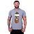Camiseta Tradicional Masculina Manga Curta MXD Conceito Caveira Moicano - Imagem 5
