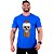 Camiseta Tradicional Masculina Manga Curta MXD Conceito Caveira Moicano - Imagem 2