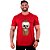 Camiseta Tradicional Masculina Manga Curta MXD Conceito Caveira Moicano - Imagem 6