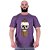 Camiseta Tradicional Masculina Manga Curta MXD Conceito Caveira Moicano - Imagem 9