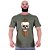 Camiseta Tradicional Masculina Manga Curta MXD Conceito Caveira Moicano - Imagem 4