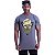 Camiseta Tradicional Masculina Manga Curta MXD Conceito Caveira Lenhador De Boné - Imagem 1