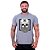 Camiseta Tradicional Masculina Manga Curta MXD Conceito Caveira Lenhador De Boné - Imagem 6