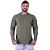 Camiseta Manga Longa Masculina MXD Conceito Verde Musgo - Imagem 1