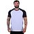 Camiseta Tradicional Masculina MXD Conceito Preto com Mescla Alvejado - Imagem 1