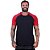 Camiseta Tradicional Masculina MXD Conceito Vermelho com Preto - Imagem 1