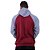 Blusa Moletom Masculino MXD Conceito Com Touca Bordo Detalhes Mescla Escuro - Imagem 2