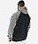 Blusa Moletom Masculino MXD Conceito Com Touca Preto Detalhes Mescla Escuro - Imagem 2