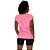 Camiseta Babylook Feminina MXD Conceito Rosa Fluorescente - Imagem 2