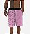 Bermuda Masculina Moletom MXD Conceito Estampado Lateral Rosa Mesclado - Imagem 1