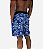 Bermuda Masculina Moletom MXD Conceito Caveira e Rosa Azul Royal - Imagem 2
