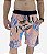 Bermuda Masculina Moletinho MXD Conceito Folhas Diversas - Imagem 1