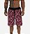 Bermuda Masculina Moletom MXD Conceito Quadriculada Distorcida Vermelho - Imagem 1