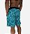 Bermuda Masculina Moletom MXD Conceito Quadriculada Distorcida Azul Piscina - Imagem 2
