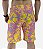 Bermuda Masculina Moletinho MXD Conceito Tie Dye Amarelo e Azul - Imagem 2