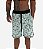 Bermuda Masculina Moletom MXD Conceito Quadriculada Distorcida Verde Bebê Mesclado - Imagem 1