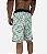 Bermuda Masculina Moletom MXD Conceito Quadriculada Distorcida Verde Bebê Mesclado - Imagem 2