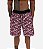 Bermuda Masculina Moletom MXD Conceito Camuflado Pontilhado Vermelho - Imagem 1