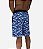 Bermuda Masculina Moletom MXD Conceito Camuflado Pontilhado Azul Royal - Imagem 2