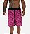 Bermuda Masculina Moletom MXD Conceito Camuflado Pontilhado Rosa - Imagem 1