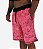 Bermuda Masculina Moletom MXD Conceito Pontos Corroídos Rosa Pink - Imagem 3