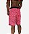 Bermuda Masculina Moletom MXD Conceito Pontos Corroídos Rosa Pink - Imagem 2