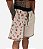 Bermuda Masculina Moletom MXD Conceito No Pain No Gain Bege - Imagem 3