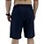 Bermuda Masculina Moletom MXD Conceito Azul Marinho Detalhes - Imagem 2