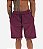 Bermuda Masculina Moletom MXD Conceito Bordo Listras Pequenas Pretas - Imagem 1