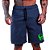 Bermuda Estampada Masculina MXD Conceito Caveira Fluorescente - Imagem 1