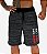 Bermuda Estampada Masculina MXD Conceito No Pain No Gain Branco e Vermelho - Imagem 4