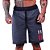 Bermuda Estampada Masculina MXD Conceito No Pain No Gain Branco e Vermelho - Imagem 1
