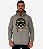 Blusa Moletom Masculino MXD Conceito Com Touca Caveira Militar - Imagem 2