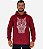 Blusa Moletom Masculino MXD Conceito Com Touca Coruja Mosaico - Imagem 2