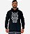 Blusa Moletom Masculino MXD Conceito Com Touca Coruja Mosaico - Imagem 3