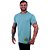 Camiseta Tradicional Masculina MXD Conceito Estampa Lateral Caveira Duas Cores - Imagem 5