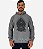 Blusa Moletom Masculino MXD Conceito Com Touca Caveira Cacique - Imagem 1