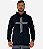 Blusa Moletom Masculino MXD Conceito Com Touca Cruz Motivacional - Imagem 1