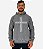 Blusa Moletom Masculino MXD Conceito Com Touca Cruz Motivacional - Imagem 4