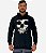 Blusa Moletom Masculino MXD Conceito Com Touca Caveira Mosaico - Imagem 1
