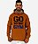 Blusa Moletom Masculino MXD Conceito Com Touca Go To The Gym - Imagem 2