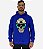 Blusa Moletom Masculino MXD Conceito Com Touca Caveira Festa - Imagem 2
