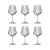 Jogo de 6 Taças de Cristal Bohemia Tulip Optic Bourgone 600 ml - Imagem 3