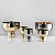 Cachepot Pequeno Boreal Ouro 24k - Riva - Imagem 3