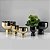 Cachepot Pequeno Boreal Ouro 24k - Riva - Imagem 2