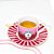 Xícara de Chá Medallion Rosa/Vermelho - Love Birds - Pip Studio - Imagem 3
