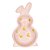 Petisqueira Decorativa Coelho Riviera - Rosa Pastel - Imagem 1