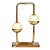 Luminária Babylon Ouro 24k - St. James - Imagem 1