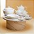 Conjunto de 6 Xícaras 100 ml com Pires para Café Strauss Bistrô Silver - Imagem 2