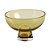 Vaso de Vidro Âmbar Formato Taça - Imagem 1